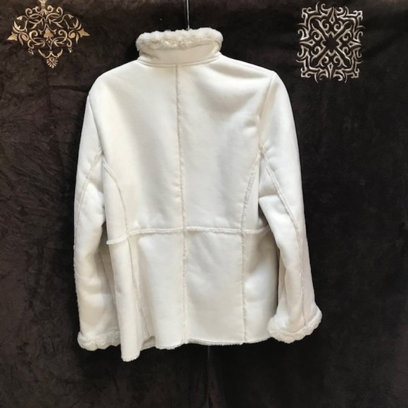 New York Co.  White Faux Fur Coat - Picture 5 of 6